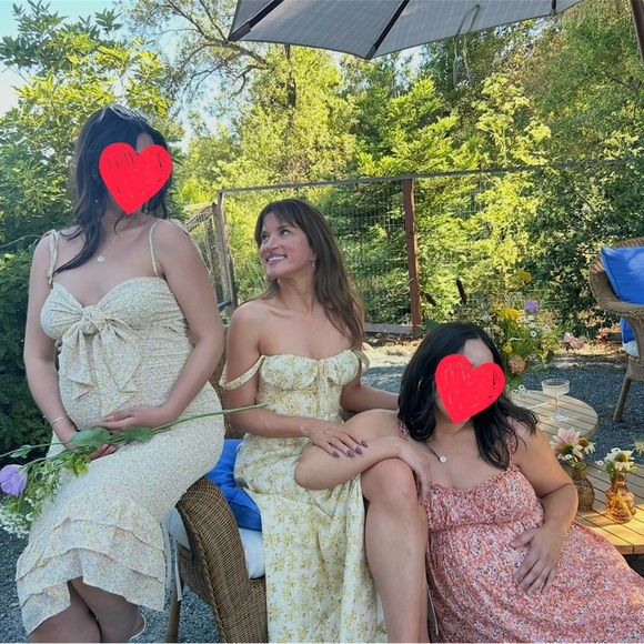 House of CB Carmen dress in Buttercup - Picture 6 of 6